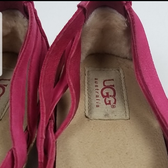 UGG Cicily Woven Suede Espadrille Flat Size 10 - Picture 4 of 7